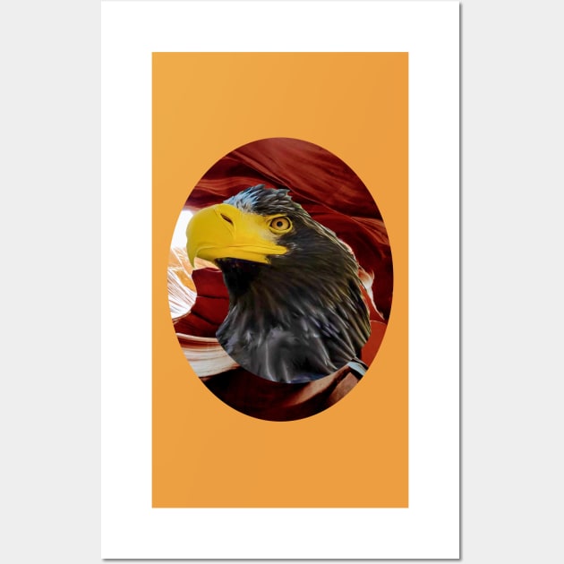 Eagle - the head of an eagle Wall Art by Hujer